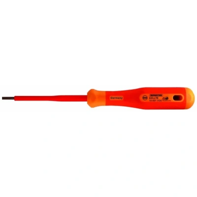 Afbeelding van Bernstein Tools for Electronics Werkzeugfabrik VDE Platte schroevendraaier Kopbreedte: 5.5 mm Koplengte: 125