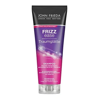 Image de John Frieda Shampooing frisottis Ease Contenu: 250 ml Lissage des cheveux et protection contre l&#039;humidité 72h avec kératine Pour indisciplinés, moyens à épais