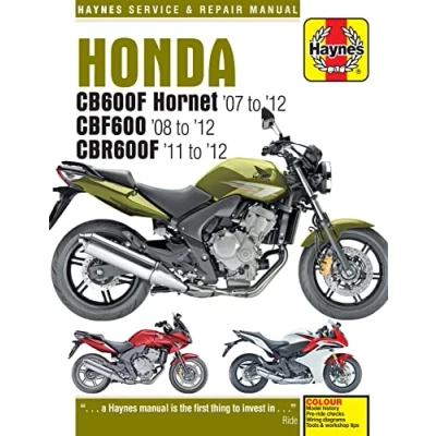 Afbeelding van Honda CB600 Hornet, CBF600 &amp; CBR600F (07 12) Haynes Repair Manual