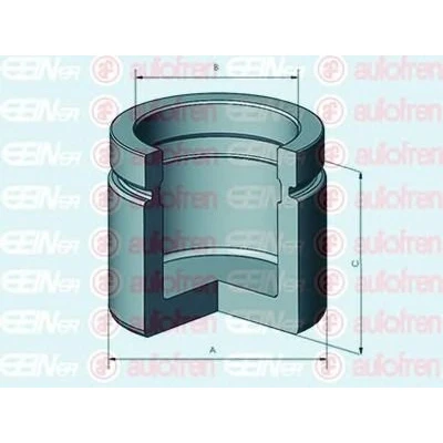 Afbeelding van AUTOFREN SEINSA D025296 Zuiger, remklauw 57 Vooras FORD: Galaxy Mk1 MPV