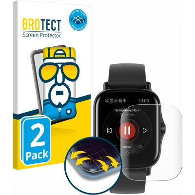 Afbeelding van BROTECT Volledig bedekkende screen protector, Smartwatch beschermfolie, Transparant