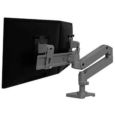 Afbeelding van Ergotron LX PRO ARM DUAL DIRECT DESK MOUNT darkgrey (Tabel, 27&quot;), Monitorsteun, Grijs