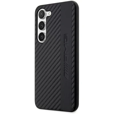 Afbeelding van AMG Achterkant hoesje Carbon geschikt voor Samsung Galaxy S23 Plus Zwart