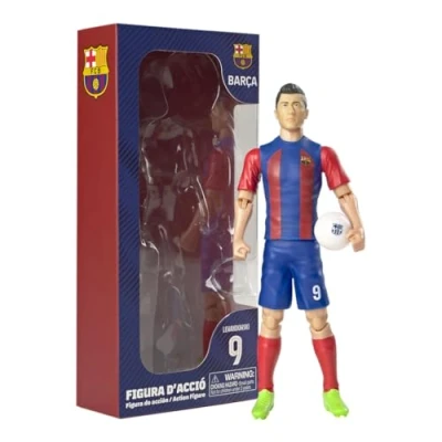 Afbeelding van Socker FC Barcelona Lewandowski 20cm.