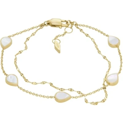 Afbeelding van Fossil Jewelry Bracelet Armband goldcoloured, Dames, Maat: One Size, Gold coloured