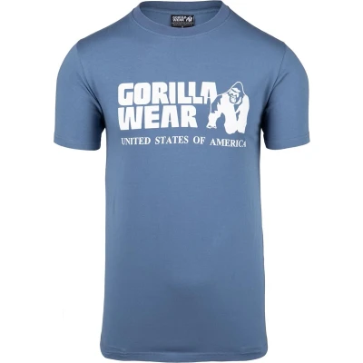 Afbeelding van Gorilla Wear Classic Tshirt print, Heren, Maat: XXL, Blue