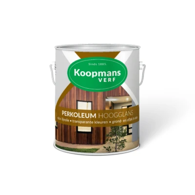 Afbeelding van Koopmans Perkoleum Grenen Hoogglans Transparant 2.5L kleur Beits
