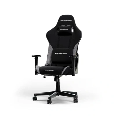 Afbeelding van DXRacer Prince L Originele gamingstoel in zwart en grijs