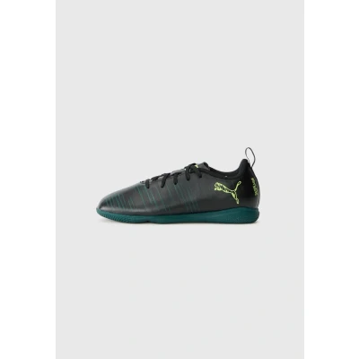 Afbeelding van Puma Future 8 Play It Jr Voetbalschoenen, uniseks, kinderen, Zwart sprankelend licht groen veld