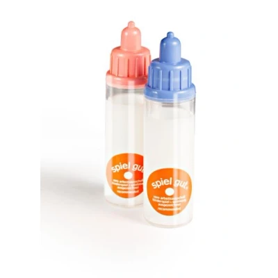 Afbeelding van Heless Poppenfles met melk blauw