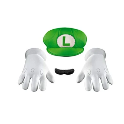 Afbeelding van NINTENDO SUPER MARIO BROS., Luigi Volwassenen Accessoireset, Maat One Size