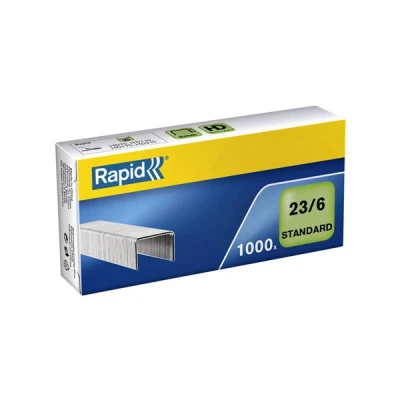 Image de Rapid 24869100 boîte de 1000 agrafes 23 6 mm galva