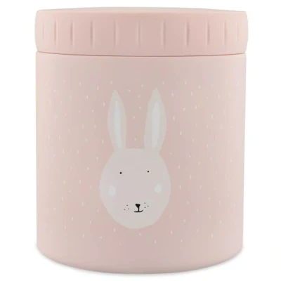 Image de Trixie Boîte à Repas Isotherme en Acier Inoxydable 500ml Récipient Alimentaire pour Déjeuner/Goûter (Mrs. Rabbit (Lapin))