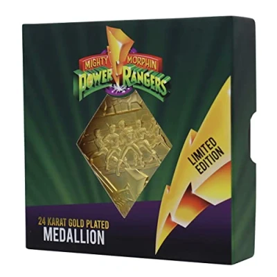 Afbeelding van FaNaTtik Power Rangers Medallion Limited Edition (gold plated) Verzamelobject Goudkleurig