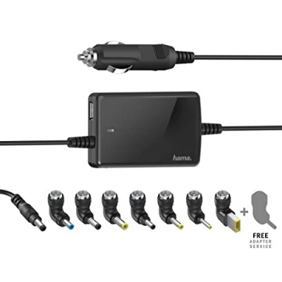 Afbeelding van Hama Universele Auto Notebook Netadapter Slim &amp; Light 15 19V/70W