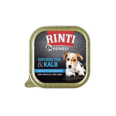 Afbeelding van Rinti Feinest 11x150g Puur gevogelte &amp; kalfsvlees