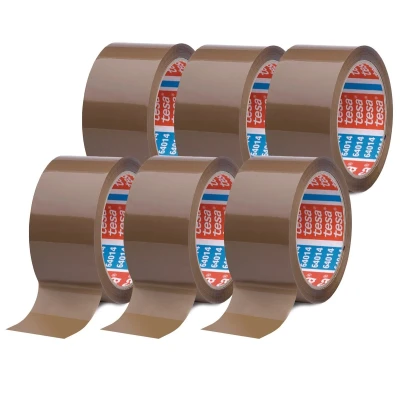 Afbeelding van tesa tesapack 64014 501 00 Plakband Bruin (l x b) 66 m 50 mm 6 stuk(s)