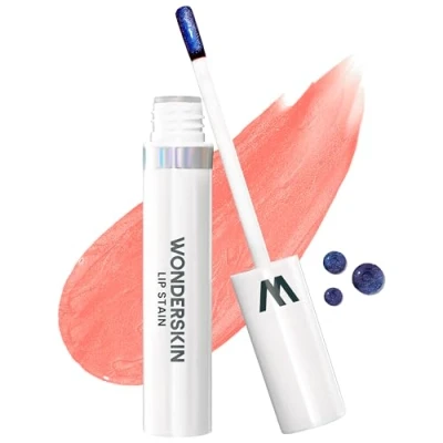 Afbeelding van Wonderskin Wonder Blading Lip Stain masker, natuurlijke lippenvlekken, langhoudende lippenverf, waterdicht (Crush &amp; Go)