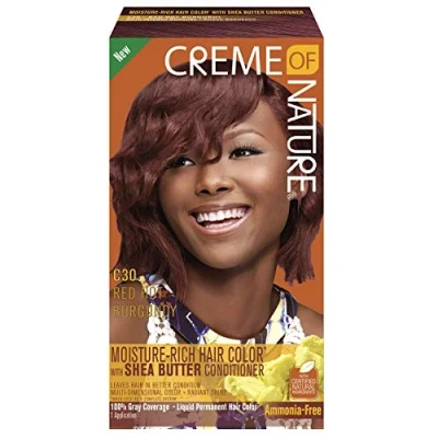 Afbeelding van Creme Of Nature Moisture Rich Hair Color Kit C30 Red Hot Burgundy