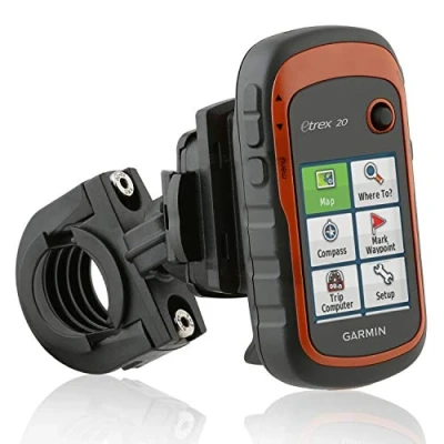 Afbeelding van Wicked Chili Stuurhouder compatibel met Garmin eTrex, Dakota, Oregon, Approach, Astro, GPSMAP (op maat, QuickFix, Made in Germany, houderschaal) zwart