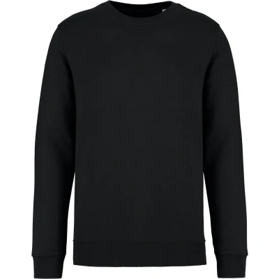 Afbeelding van Native Spirit Ecologische uniseks sweater met ronde hals NS400 Black