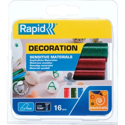 Afbeelding van Rapid Ovale Lijmpatronen Voor Gevoelige Materialen Glitter Gekleurd