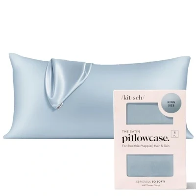 Afbeelding van Kitsch Satijnen kussensloop voor kingsize bed, zachter dan moerbeizijde haar en huid, ademend, glad verfrissend met ritssluiting, cadeau vrouwen, mama
