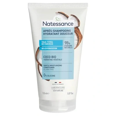 Afbeelding van Natessance Extra Zachte Kokosnoot en Plantaardige Keratine Conditioner 150 ml
