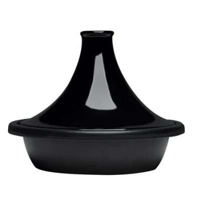 Afbeelding van Le Creuset Gietijzeren Tajines In Ebbenzwart 31cm 3,7l