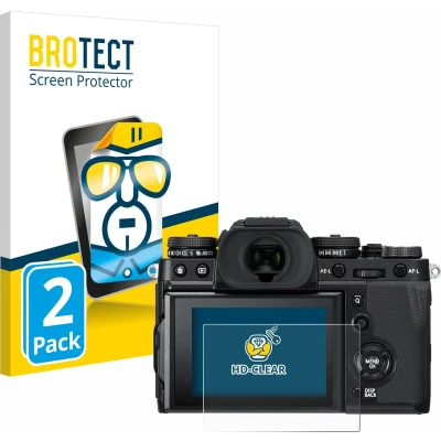 Afbeelding van BROTECT Screenprotector voor Fujifilm X T3 Folie Beschermfolie transparant (2 Stuks)