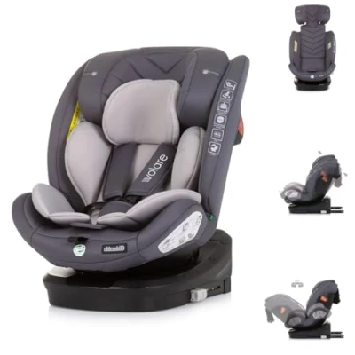 Afbeelding van Chipolino Volare Autostoel i Size Groep )+ 1 2 3 40 150 cm 0 tot 36kg Isofix 360 Granite