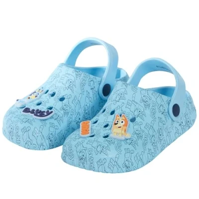 Afbeelding van Bluey Kinderklompen met bedels voor jongens en meisjes, sandalen, sliders enkelriem, strandschoenen vakantie, Blauw