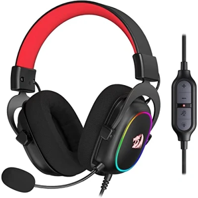Afbeelding van Redragon H510 Zeus Bedrade Gaming Headset 7.1 Surround Sound Oorkussens van Traagschuim 53 MM Drivers Afneembare Microfoon Multiplatform (RGB)