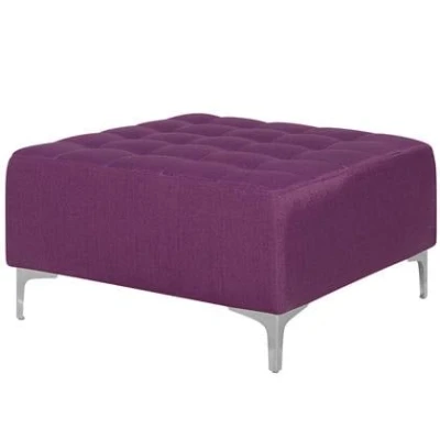 Afbeelding van Beliani ABERDEEN II Ottomaan Paars Polyester