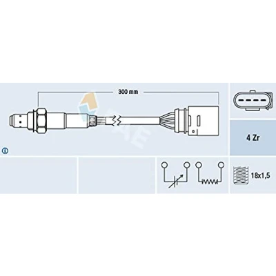 Afbeelding van Fae Lambda sonde 77197