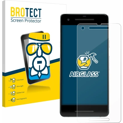Afbeelding van BROTECT Screenprotector voor Google Pixel 2 Folie Beschermfolie Beschermglas transparant