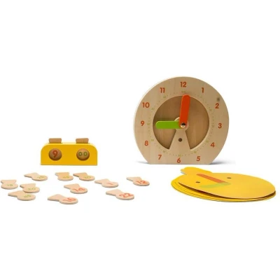 Afbeelding van BS Toys Leerklok Vanaf 4 jaar Leren Klokkijken