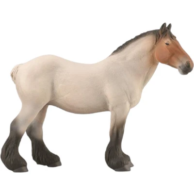 Afbeelding van Collecta Speelfiguur Nederlands Trekpaard 18 Cm Abs Wit