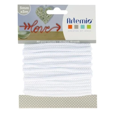 Afbeelding van KNITTING THREAD 5MMX5M WHITE
