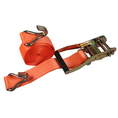 Afbeelding van Benson Spanband met Ratel Inclusief 2 Haken 5 meter Oranje 3 Ton Capaciteit