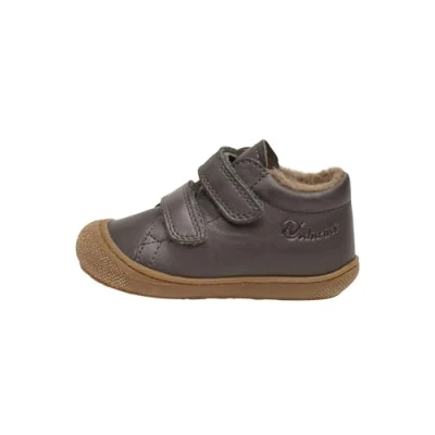 Image de Naturino Chaussures d&#039;apprentissage en cuir nappa avec doublure laine, anthracite 25, anthracite, 25 EU
