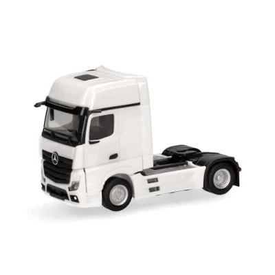 Afbeelding van Herpa 317948 H0 Vrachtwagen Mercedes Benz Actros L Gigaspace Solotrekmachine 2 assige, wit
