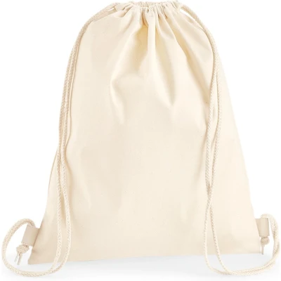 Afbeelding van Westford Mill Premium Cotton Gymsac WM210 Natural