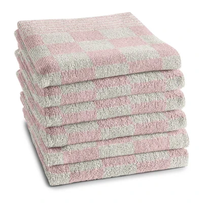 Afbeelding van DDDDD 6x Keukendoek Barbeque 50x55 cm Pastel Roze Set van 6 stuks