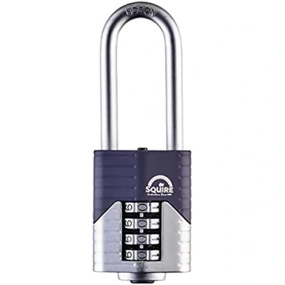Afbeelding van Squire Vulcan Combi 60/2.5 Hangslot Cijferslot Lange beugel Weerbestendig 60mm
