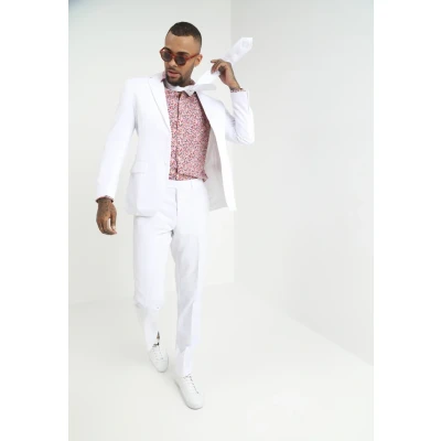 Afbeelding van Opposuits White Knight Kostuum, Heren, Maat: 46,