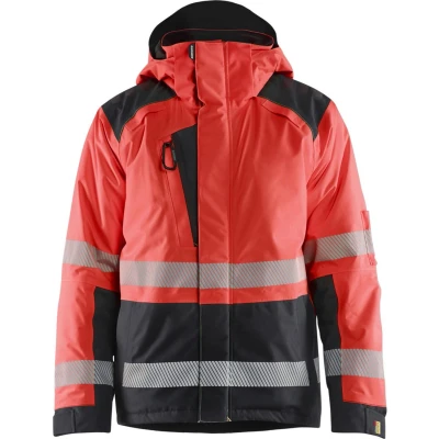 Afbeelding van Blaklader 4455 1987 Winterjas High Vis Rood/Zwart 4XL