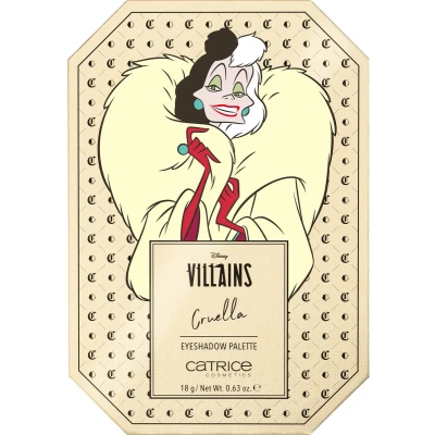 Afbeelding van Catrice Disney Villains Cruella Eyeshadow Oogschaduwpalet nr. 020, meerkleurig, 18 kleuren, duurzaam, veganistisch, zonder microplasticdeeltjes, olie nanodeeltjes, g