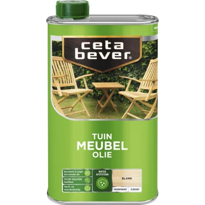 Afbeelding van Ceta Bever Tuinmeubelolie Waterproof 0,5 liter Blanke lak &amp; Beits