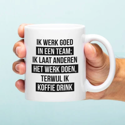 Afbeelding van Mok Ik Werk Goed In Een Team